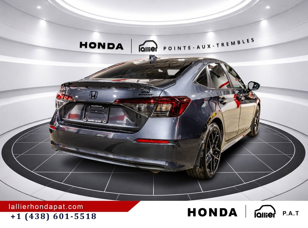 Honda Civic Sedan Hybrid Sport 2025 à Montréal, Québec - 7 - w1024h768px