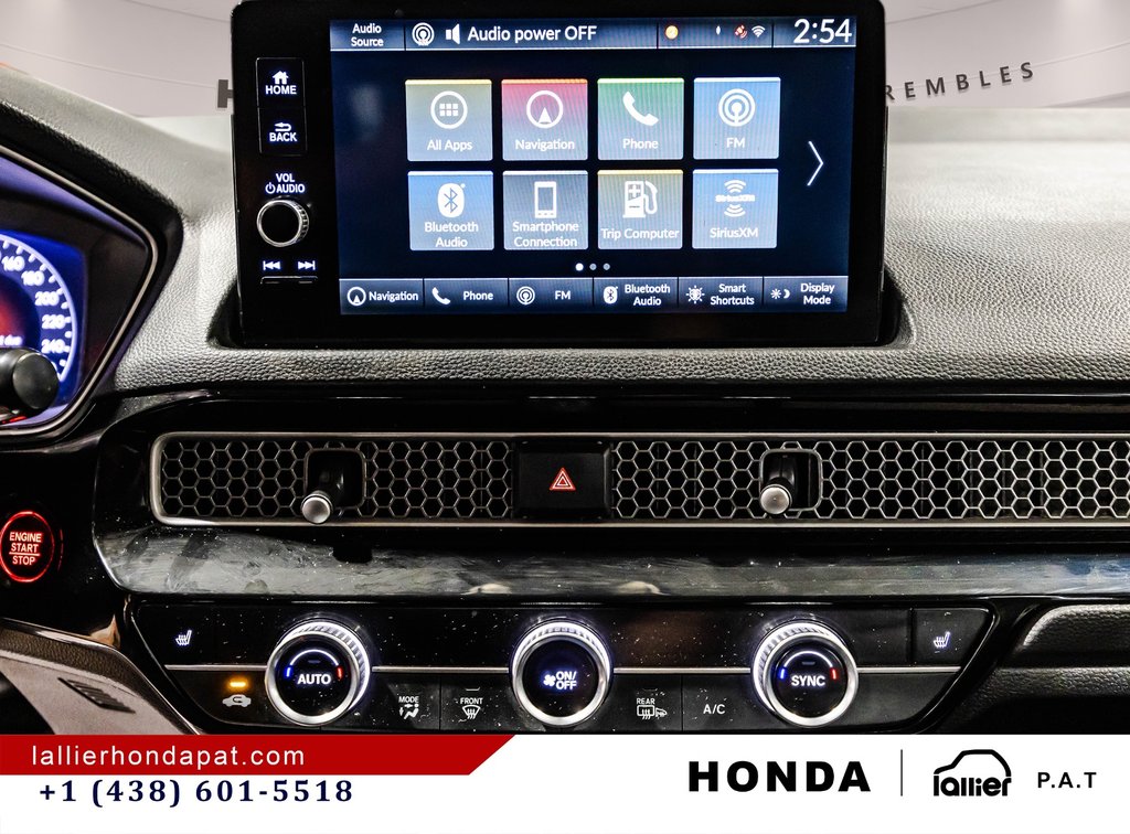 2022 Honda Civic Sedan Touring in Montreal, Quebec - 24 - w1024h768px