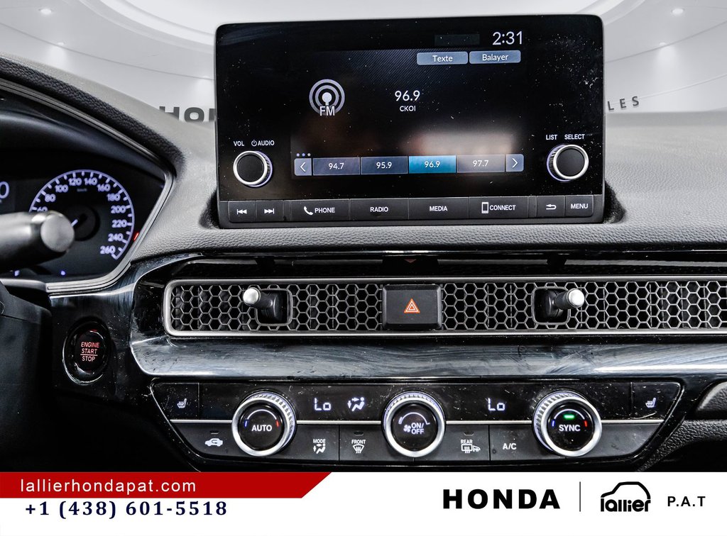 2022 Honda Civic Sedan Sport in Montreal, Quebec - 24 - w1024h768px