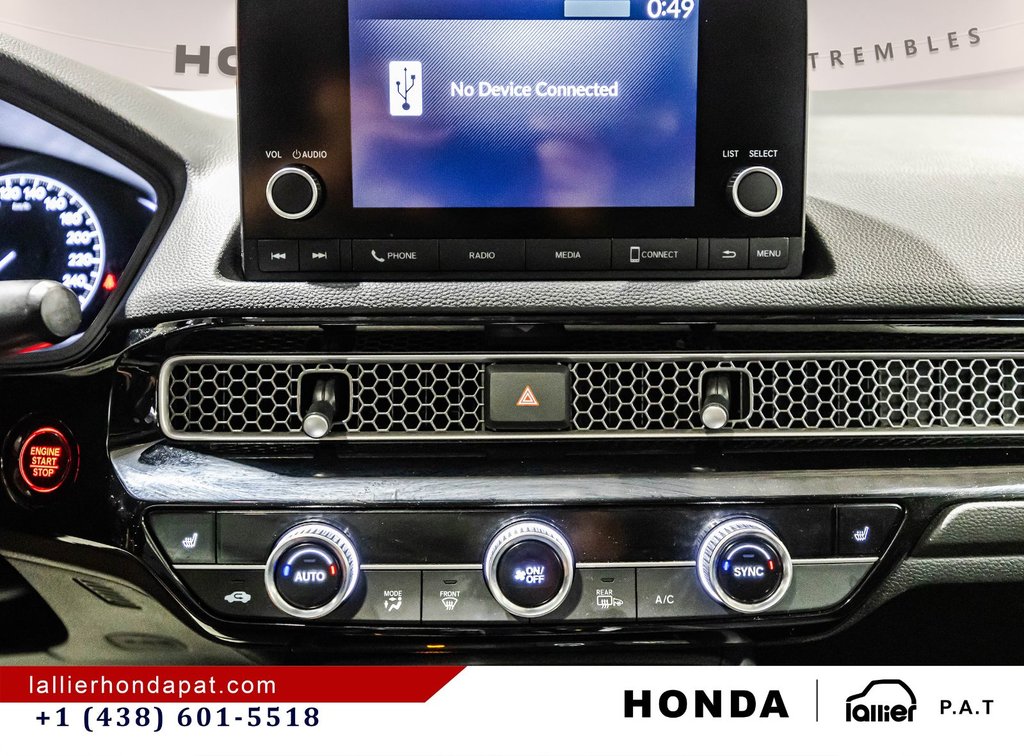 Honda Civic Sedan EX 2022 à Montréal, Québec - 24 - w1024h768px
