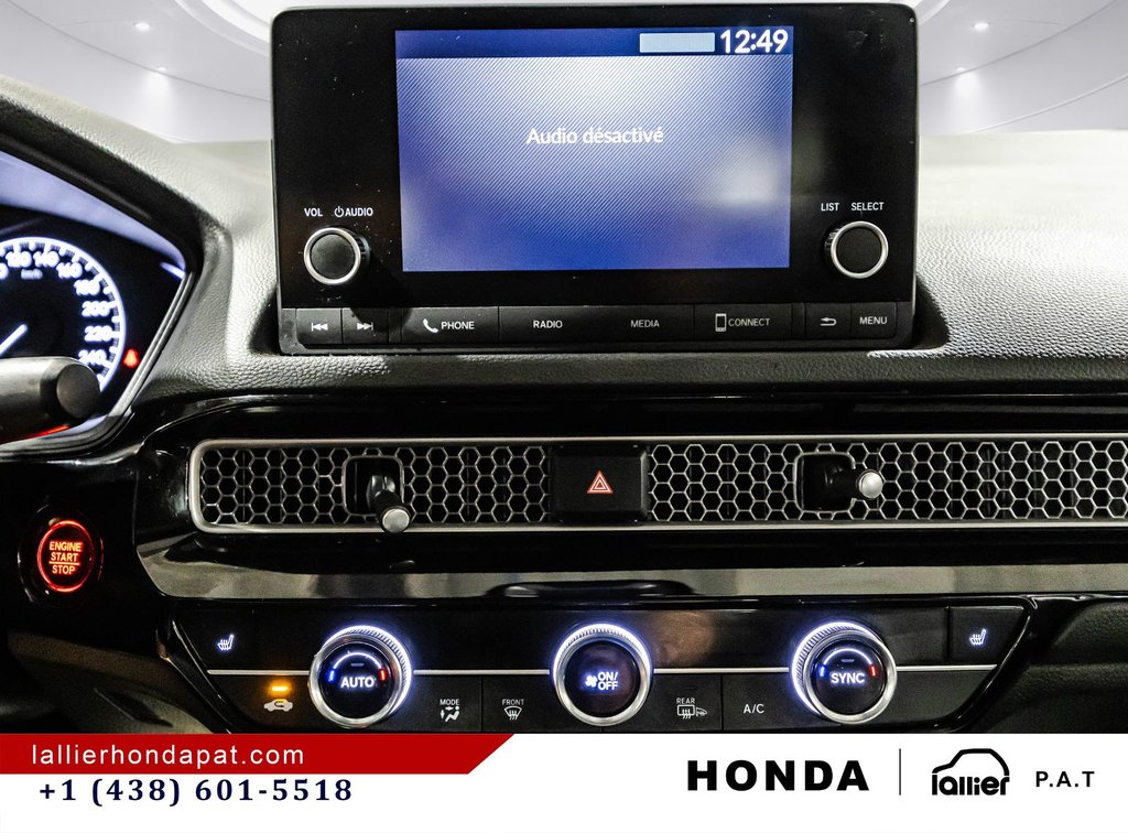 Honda Civic Sedan SPORT 2023 à Montréal, Québec - 24 - w1024h768px