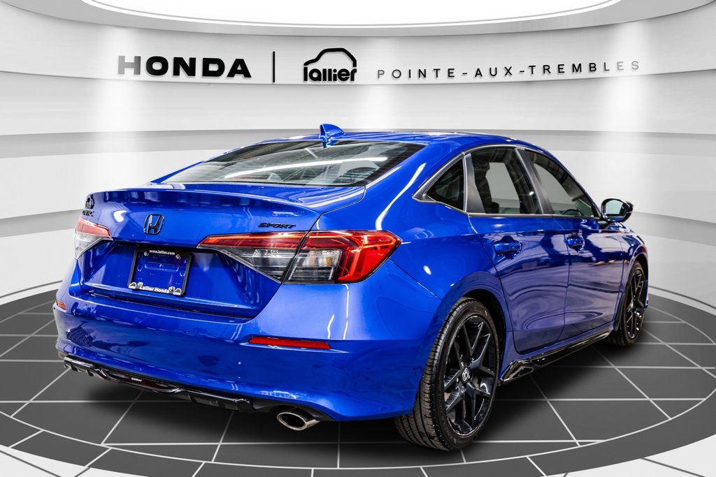 Honda Civic Sedan Sport garantie Honda 130 000 km ou mai2031 2024 à Lachenaie, Québec - 7 - w1024h768px