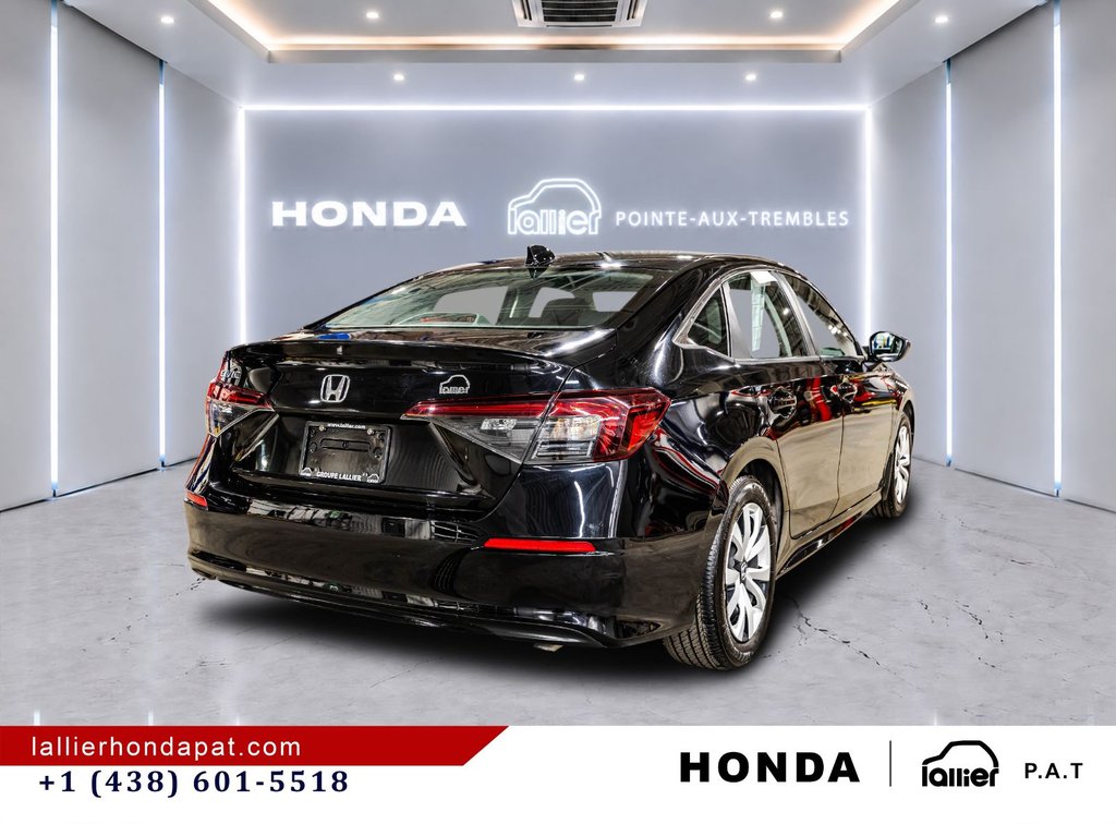 Honda Civic Sedan LX 2025 à Montréal, Québec - 7 - w1024h768px