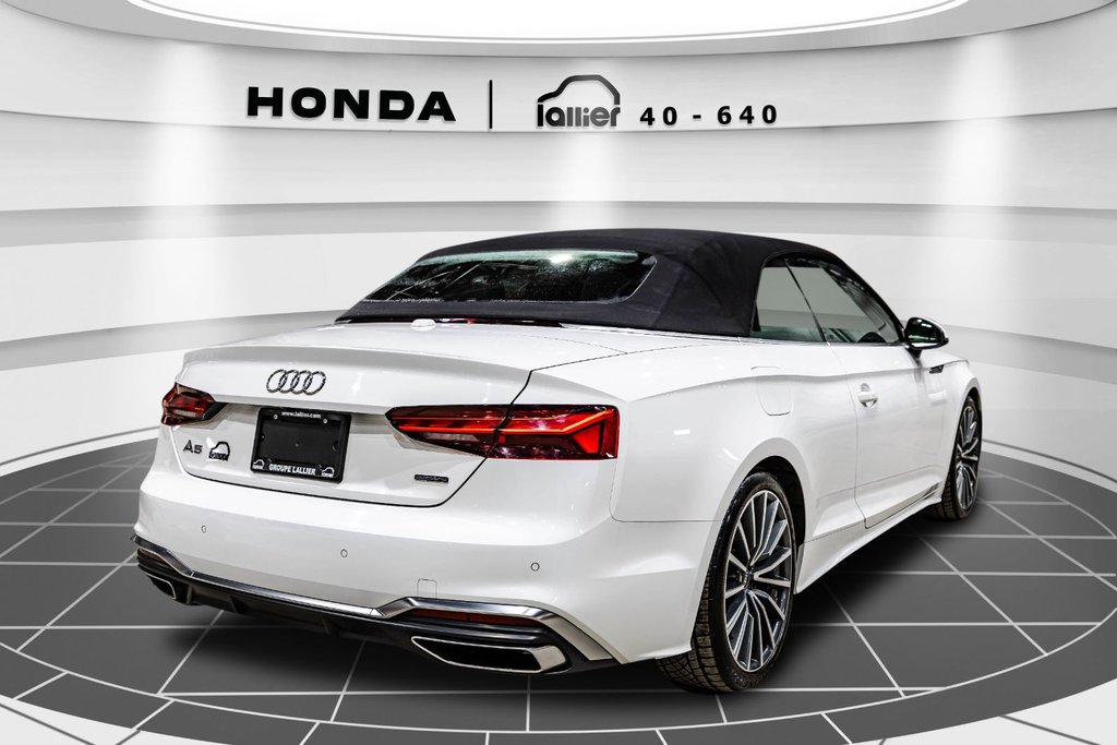 Audi A5 Cabriolet Progressiv S LINE 2022 à Lachenaie, Québec - 7 - w1024h768px