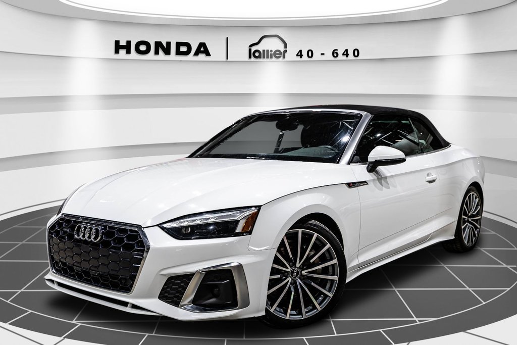 Audi A5 Cabriolet Progressiv S LINE 2022 à Lachenaie, Québec - 1 - w1024h768px