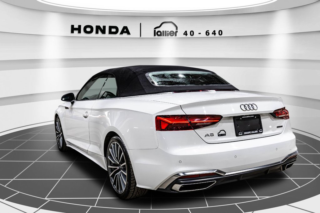 Audi A5 Cabriolet Progressiv S LINE 2022 à Lachenaie, Québec - 5 - w1024h768px