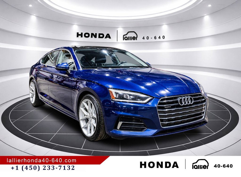 Audi A5 Sportback Progressiv/8 MAGS/JAMAIS ACCIDENTÉ 2018 à Montréal, Québec - 9 - w1024h768px
