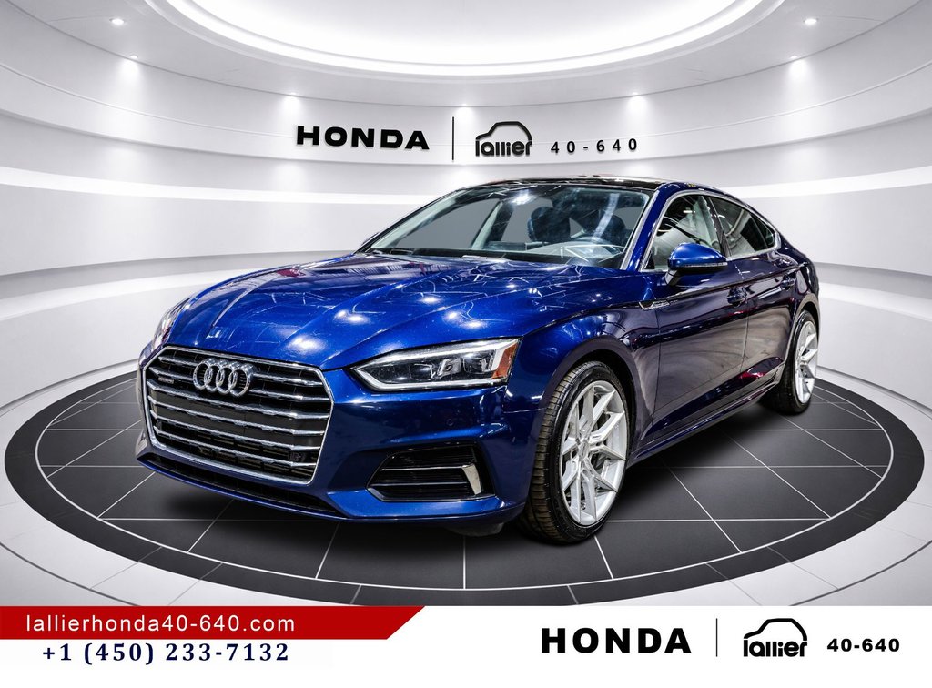 Audi A5 Sportback Progressiv/8 MAGS/JAMAIS ACCIDENTÉ 2018 à Montréal, Québec - 3 - w1024h768px