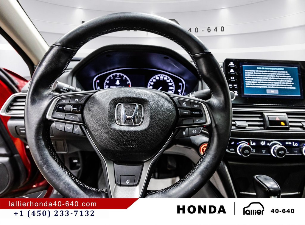 Honda Accord Sedan Touring/15 DOSSIERS D'ENTRETIEN/JAMAIS ACCIDENTÉ 2018 à Montréal, Québec - 23 - w1024h768px