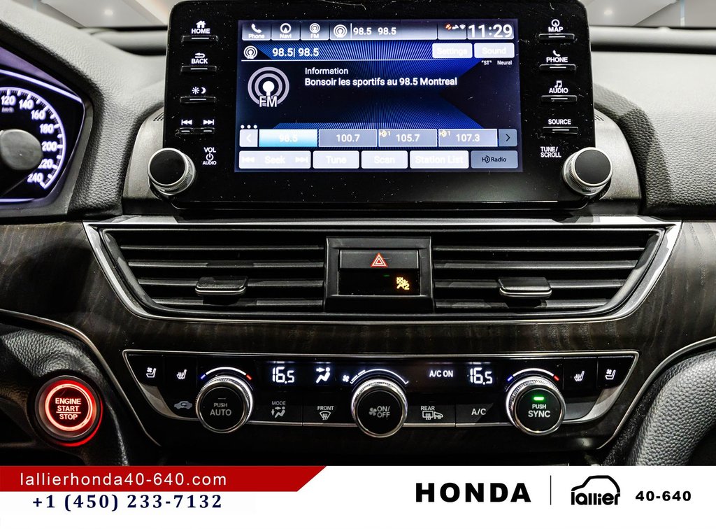 Honda Accord Sedan Touring 2.0 2019 à Montréal, Québec - 25 - w1024h768px