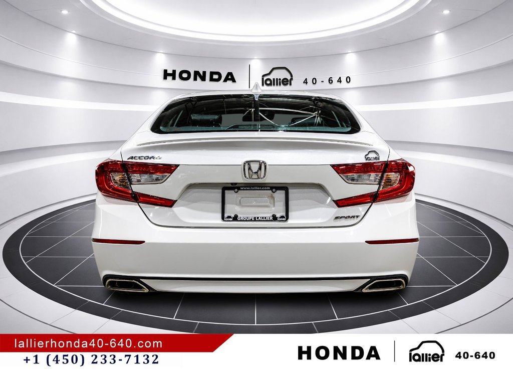 Honda Accord Sedan Sport/UN PROPRIÉTAIRE/JAMAIS ACCIDENTÉ 2020 à Lachenaie, Québec - 6 - w1024h768px