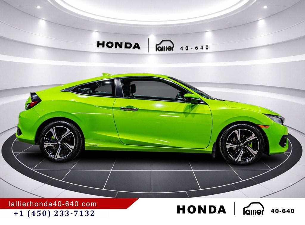 Honda Civic Coupe Touring/TRÈS RARE VERT/14 DOSSIERS ENTRETIENT 2017 à Lachenaie, Québec - 8 - w1024h768px