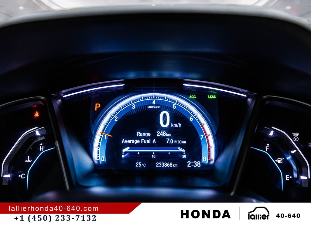 Honda Civic Coupe Touring/TRÈS RARE VERT/14 DOSSIERS ENTRETIENT 2017 à Lachenaie, Québec - 22 - w1024h768px