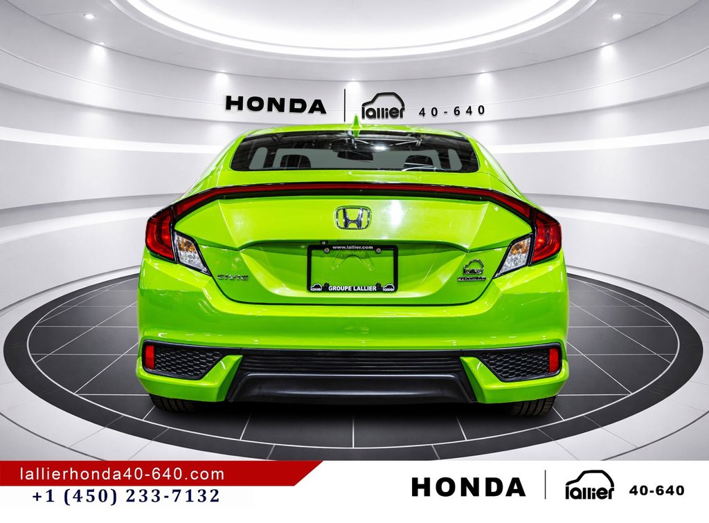 Honda Civic Coupe Touring/TRÈS RARE VERT/14 DOSSIERS ENTRETIENT 2017 à Lachenaie, Québec - 6 - w1024h768px