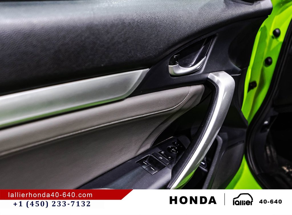 Honda Civic Coupe Touring/TRÈS RARE VERT/14 DOSSIERS ENTRETIENT 2017 à Lachenaie, Québec - 12 - w1024h768px