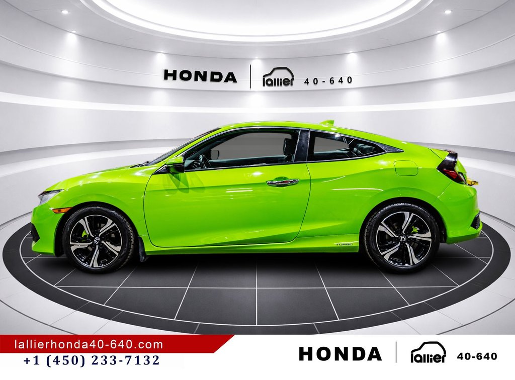 Honda Civic Coupe Touring/TRÈS RARE VERT/14 DOSSIERS ENTRETIENT 2017 à Lachenaie, Québec - 4 - w1024h768px