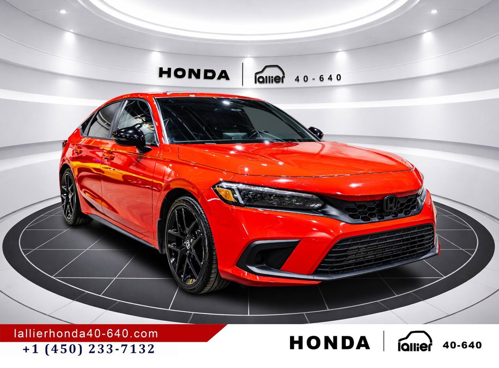 Honda Civic Hatchback SPORT/UN PROPRIÉTAIRE/JAMAIS ACCIDENTÉ 2023 à Montréal, Québec - 9 - w1024h768px