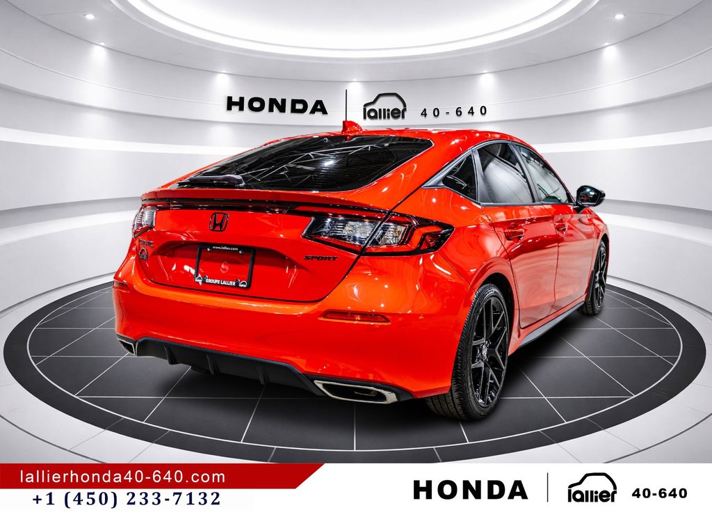 Honda Civic Hatchback SPORT/UN PROPRIÉTAIRE/JAMAIS ACCIDENTÉ 2023 à Montréal, Québec - 7 - w1024h768px