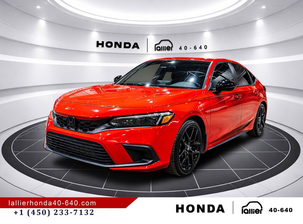 Honda Civic Hatchback SPORT/UN PROPRIÉTAIRE/JAMAIS ACCIDENTÉ 2023 à Montréal, Québec - 3 - w1024h768px