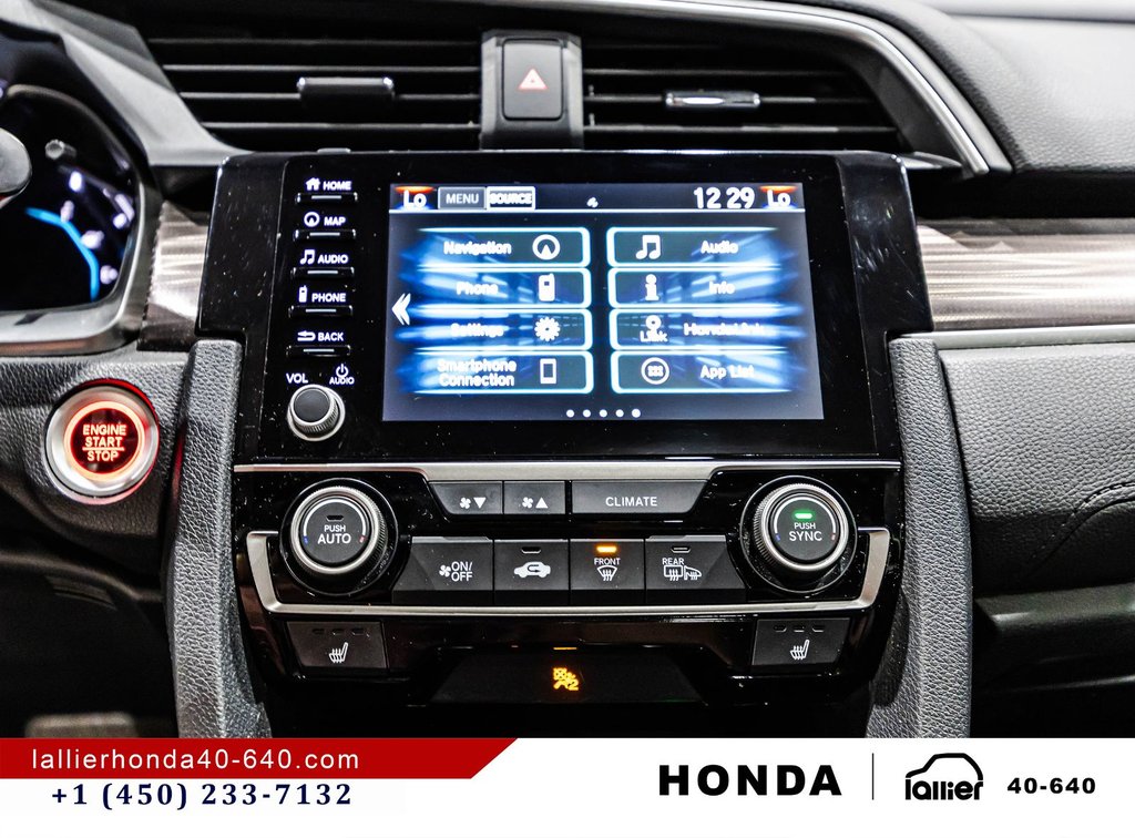 2019 Honda Civic Sedan Touring/GLOBALE 11/26/2027 OU 130 000KM in Lachenaie, Quebec - 25 - w1024h768px
