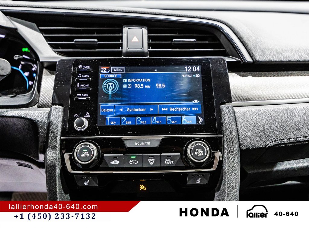 Honda Civic Sedan LX/UN PROPRIÉTAIRE/JAMAIS ACCIDENTÉ 2019 à Montréal, Québec - 23 - w1024h768px