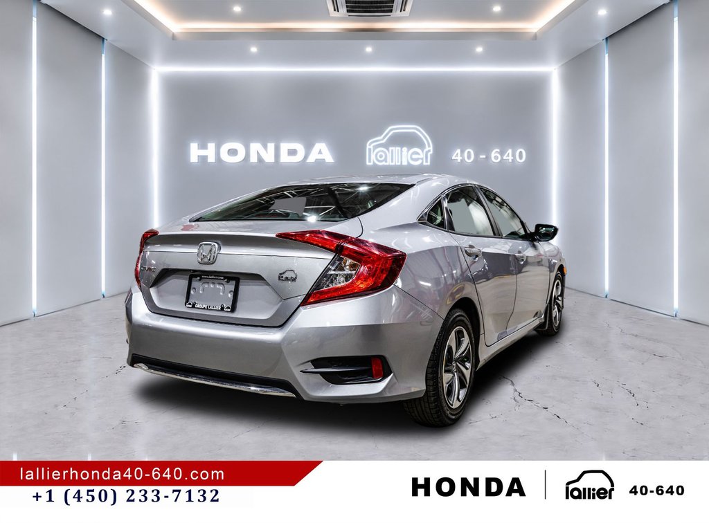 Honda Civic Sedan LX/UN PROPRIÉTAIRE/JAMAIS ACCIDENTÉ 2019 à Montréal, Québec - 7 - w1024h768px