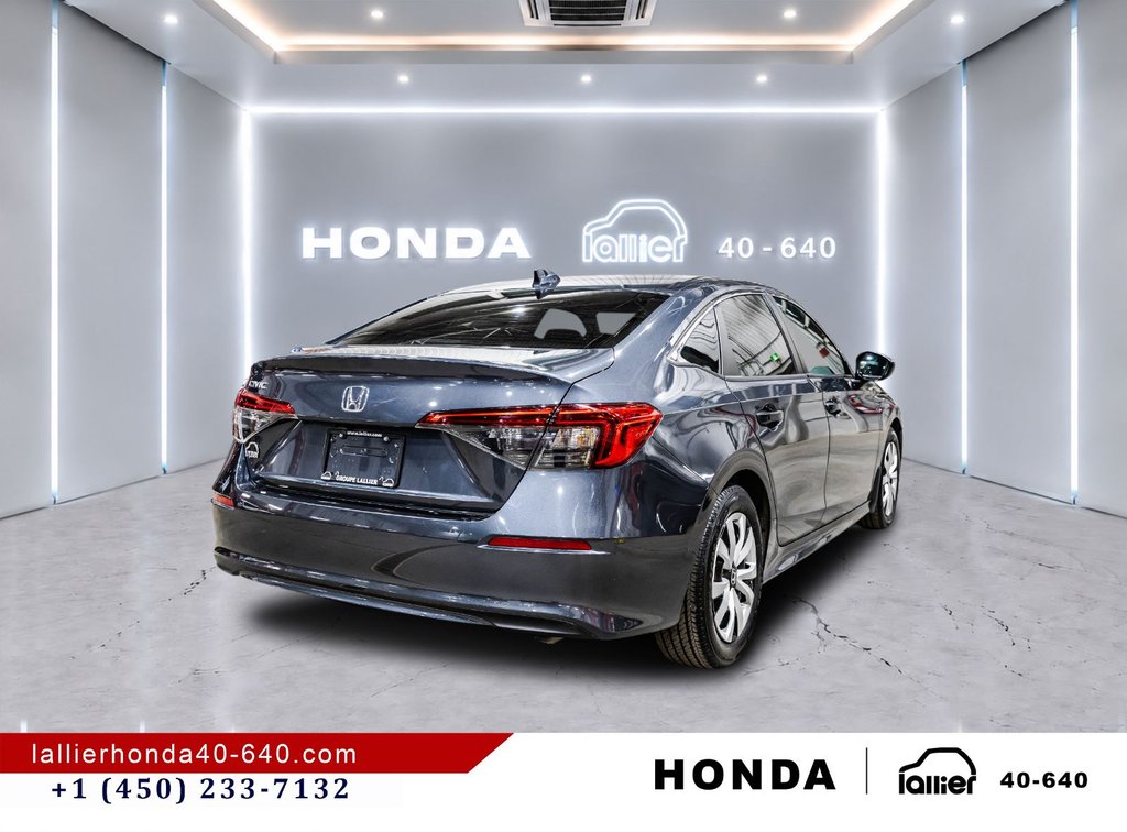 Honda Civic Sedan LX-B/UN PROPRIÉTAIRE 2024 à Montréal, Québec - 7 - w1024h768px