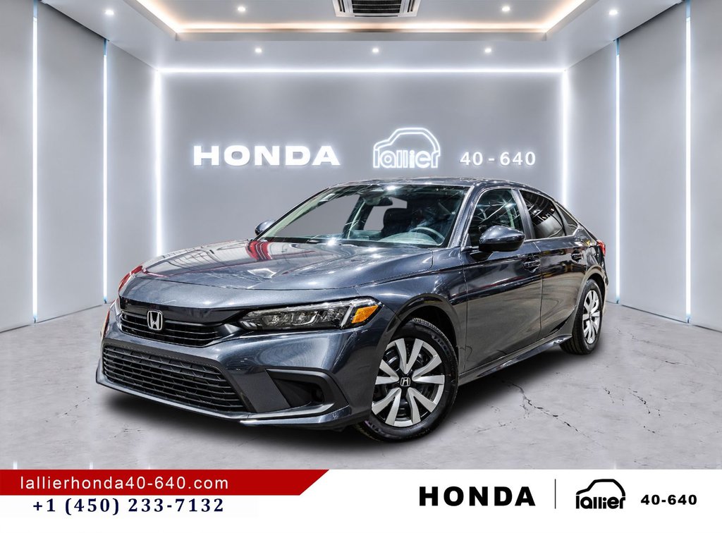 Honda Civic Sedan LX-B/UN PROPRIÉTAIRE 2024 à Montréal, Québec - 1 - w1024h768px
