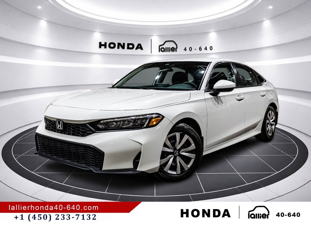 Honda Civic Sedan LX/UN PROPRIÉTAIRE 2025 à Montréal, Québec - 1 - w1024h768px