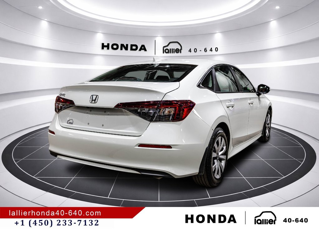 Honda Civic Sedan LX/UN PROPRIÉTAIRE 2025 à Montréal, Québec - 7 - w1024h768px