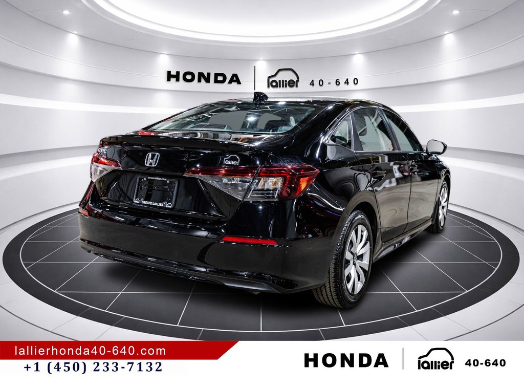 Honda Civic Sedan LX/UN PROPRIO/JAMAIS ACCIDENTÉ 2025 à Lachenaie, Québec - 7 - w1024h768px