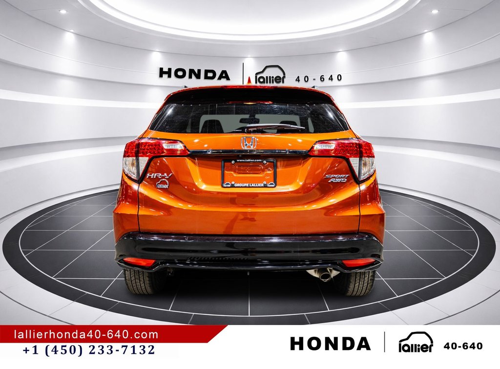 Honda HR-V SPORT/UN PROPRIÉTAIRE/HONDA SENSING 2019 à Montréal, Québec - 6 - w1024h768px