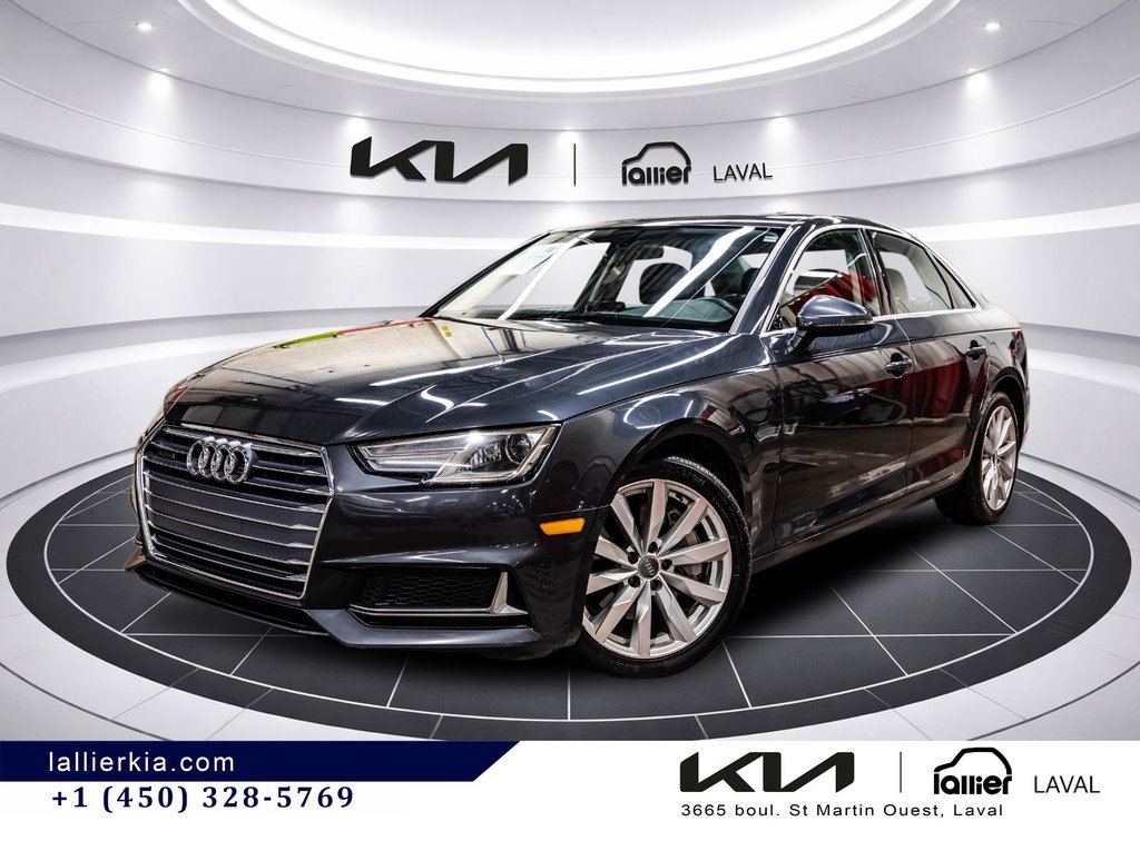 Audi A4 Sedan Komfort 2019 à Montréal, Québec - 1 - w1024h768px