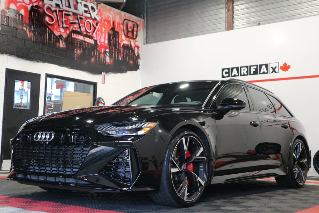 Audi RS 6 Avant *JAMAIS ACCIDENTÉ* 2023 à Québec, Québec - 4 - w1024h768px