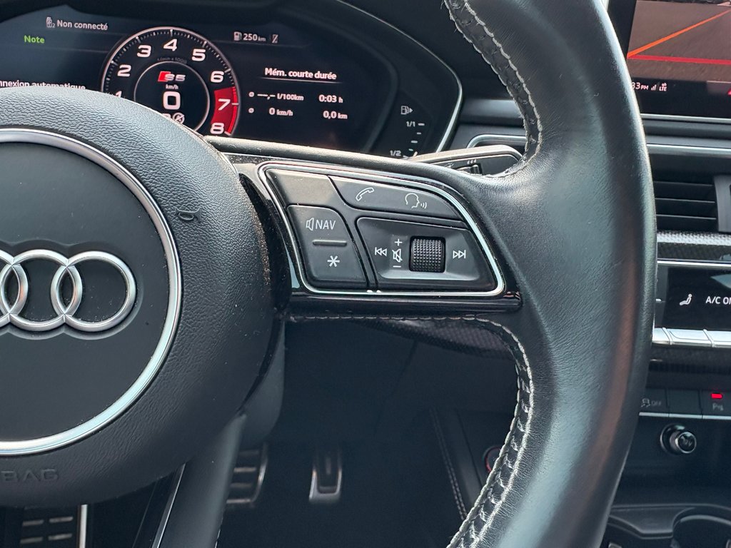 2019 Audi S5 Sportback Technik JAMAIS ACCIDENTÉ V6 3.0L in Montreal, Quebec - 9 - w1024h768px