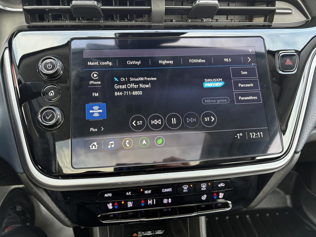 2022 Chevrolet Bolt EUV Premier 22 000 KM I CUIR I SIEGES CHAUFFANTS I CAMERA I CARPLAY I MAGS I SECURITE ACTIVE in , Quebec - 13 - w1024h768px