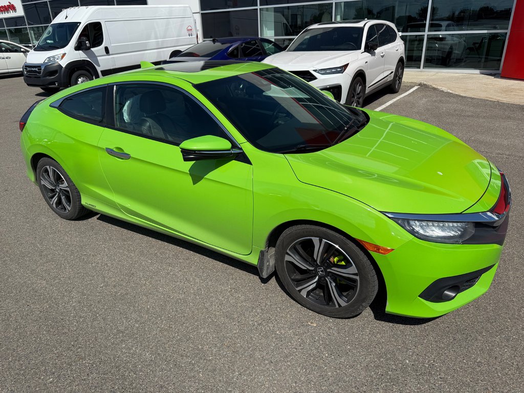 Honda Civic Coupe Touring/TRÈS RARE VERT/14 DOSSIERS ENTRETIENT 2017 à Lachenaie, Québec - 7 - w1024h768px