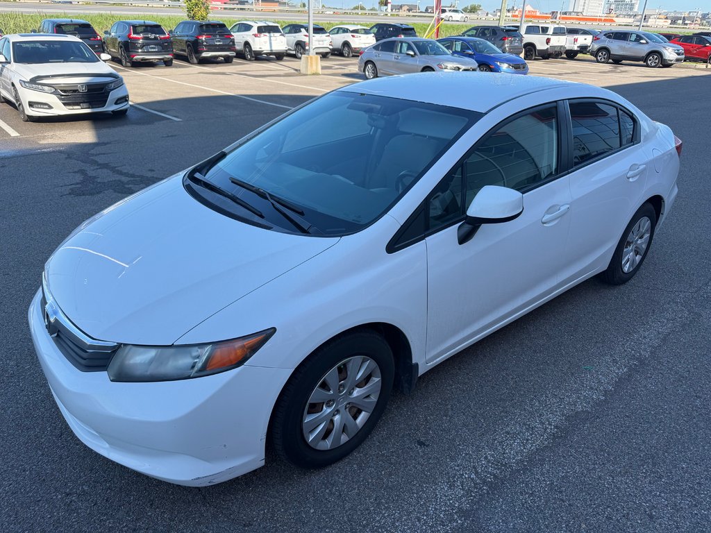 2012 Honda Civic Sdn LX/UN PROPRIÉTAIRE/JAMAISACCIDENTÉ in Montréal, Quebec - 1 - w1024h768px