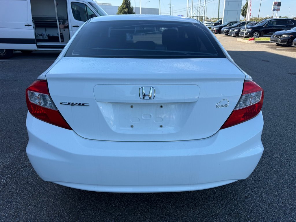 2012 Honda Civic Sdn LX/UN PROPRIÉTAIRE/JAMAISACCIDENTÉ in Montréal, Quebec - 4 - w1024h768px