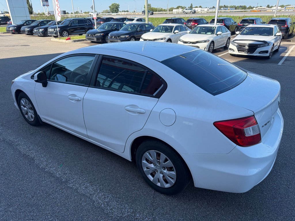2012 Honda Civic Sdn LX/UN PROPRIÉTAIRE/JAMAISACCIDENTÉ in Montréal, Quebec - 3 - w1024h768px