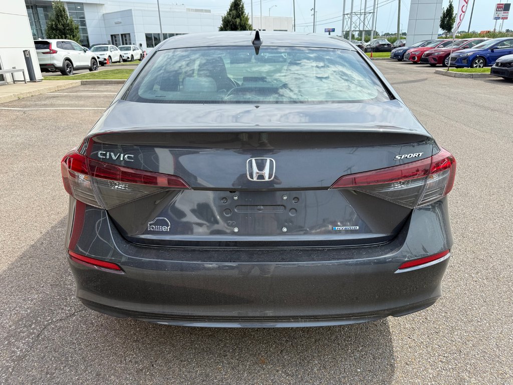 2025 Honda Civic Sedan Hybrid SPORT/GLOBALE 10/30/2029 OU 120 000KM in Lachenaie, Quebec - 4 - w1024h768px