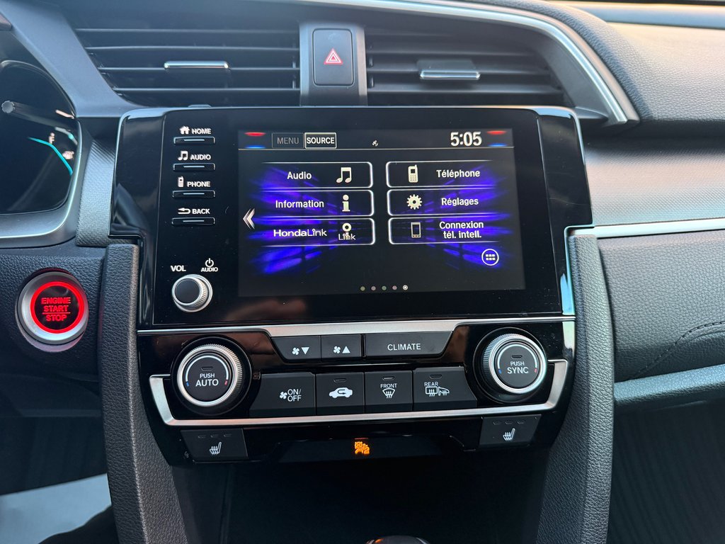Honda Civic Sedan EX 2020 à Montréal, Québec - 9 - w1024h768px