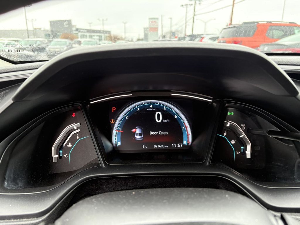 Honda Civic LX JAMAIS ACCIDENTÉ I CARPLAY I SIEGES CHAUFFANTS I CAMERA I SECURITE ACTIVE 2019 à , Québec - 12 - w1024h768px