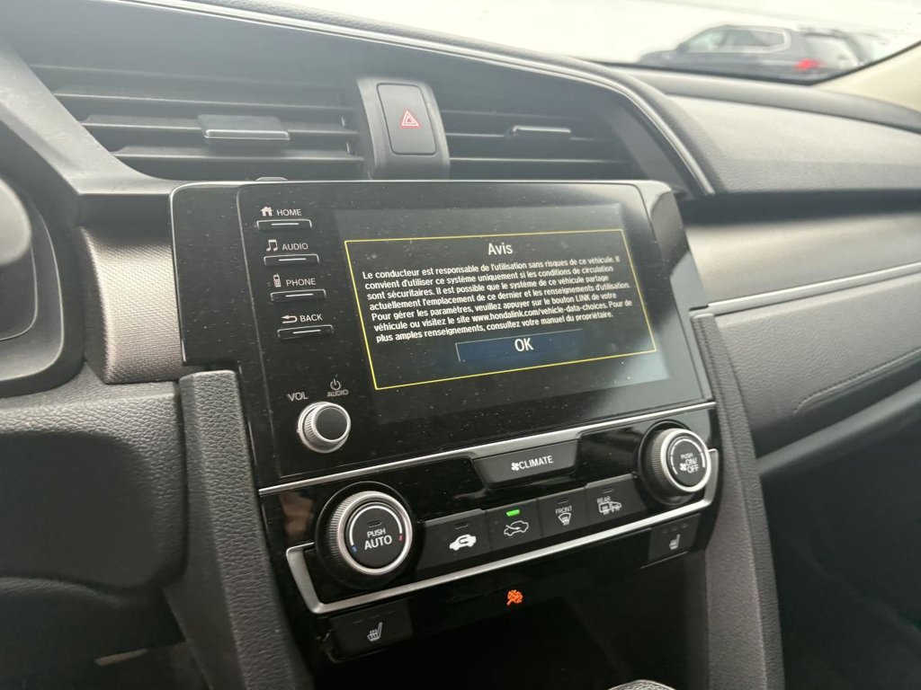 2020 Honda Civic LX 44 00 KM SEULEMENT 1 PROPRIO JAMAIS ACCIDENTÉ in , Quebec - 10 - w1024h768px