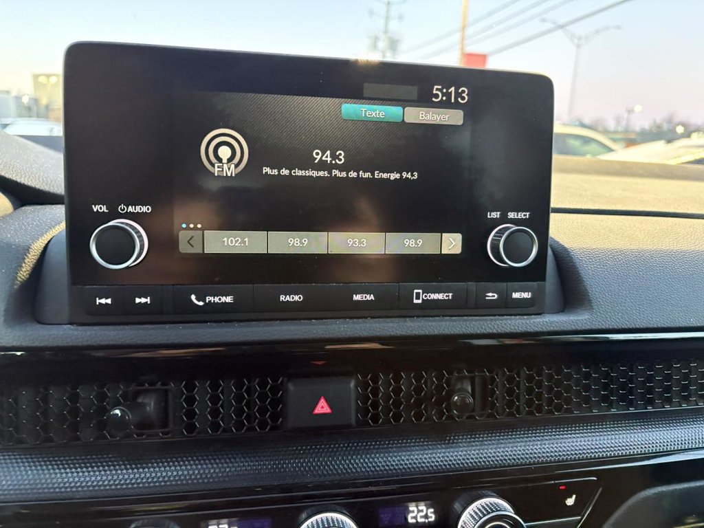 2023 Honda CR-V Sport AWD 1 PROPRIO I JAMAIS ACCIDENTÉ I CARPLAY I MAGS I TOIT OUVRANT I SIEGES ET VOLANT CHAUFFANTS in , Quebec - 15 - w1024h768px