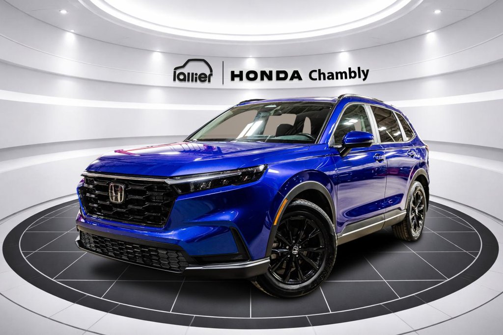 Honda CR-V Sport AWD TOIT OUVRANT I MAGS I SIEGES ET VOLANT CHAUFFANTS I DEMARREUR I CARPLAY I SECURITE ACTIVE 2024 à Montréal, Québec - 1 - w1024h768px