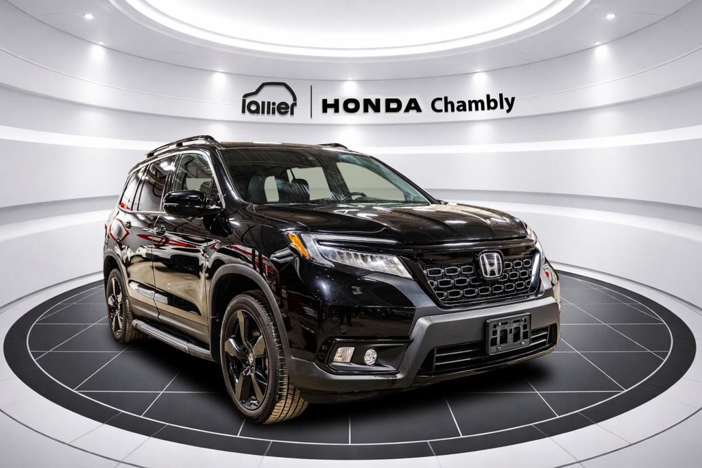 Honda Passport Touring AWD I CUIR I TOIT OUVRANT I CARPLAY I SIEGES CHAUFFANTS I CAMERA I MAGS I DEMARREUR I GPS I 2021 à Montréal, Québec - 9 - w1024h768px