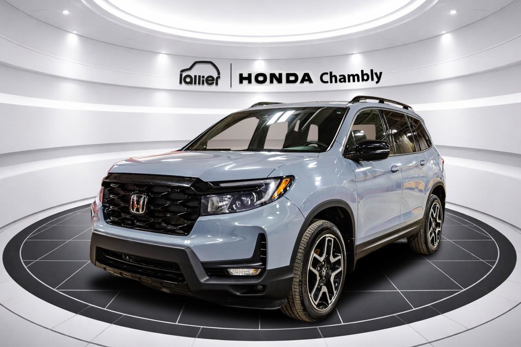 2022 Honda Passport Touring AWD I TOIT OUVRANT I CUIR I MAGS I CARPLAY I DEMARREUR I SIEGES ET VOLANT CHAUFFANTS in Montréal, Quebec - 3 - w1024h768px