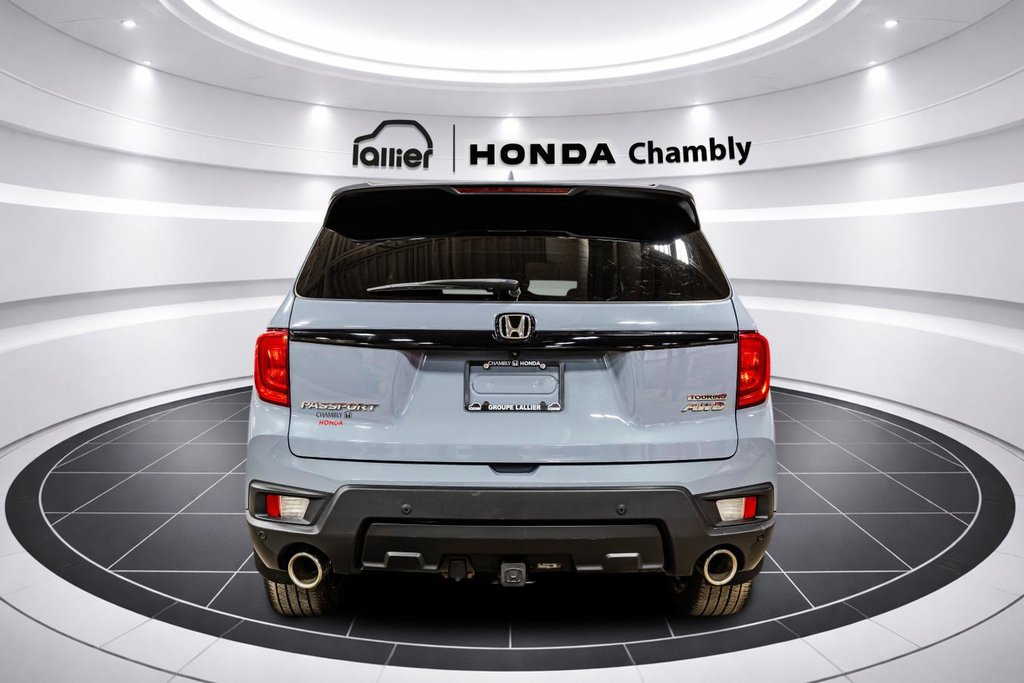 2022 Honda Passport Touring AWD I TOIT OUVRANT I CUIR I MAGS I CARPLAY I DEMARREUR I SIEGES ET VOLANT CHAUFFANTS in Montréal, Quebec - 6 - w1024h768px