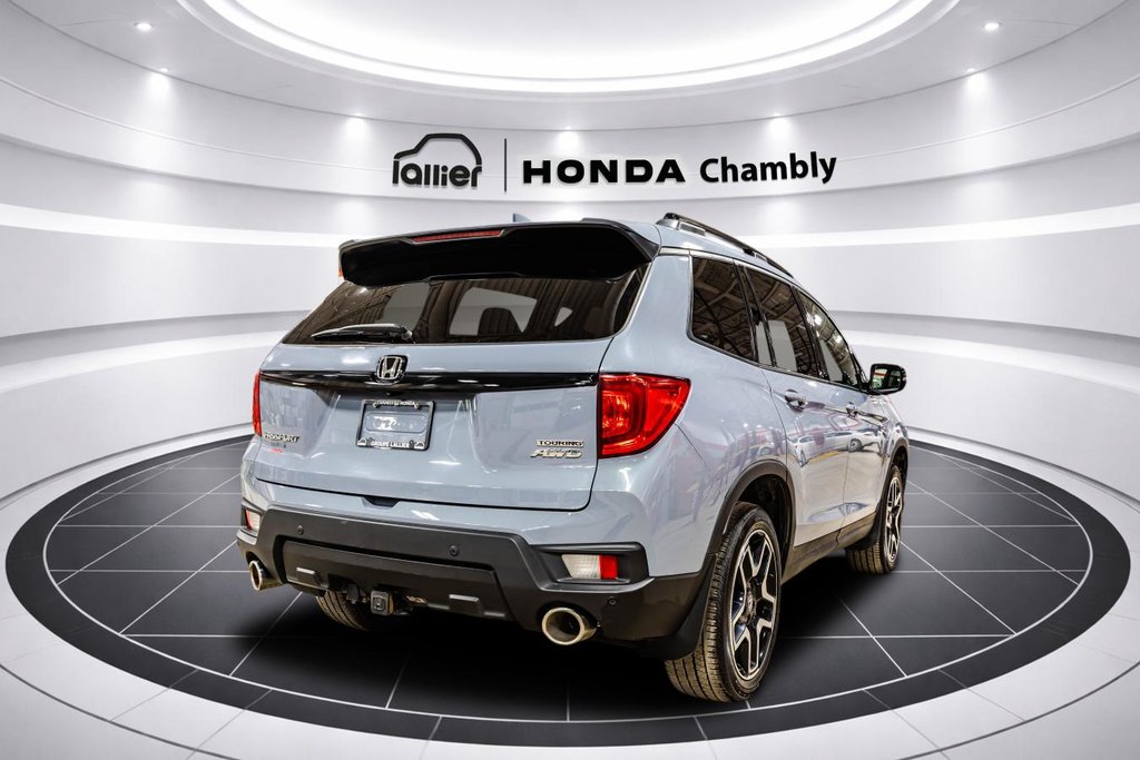 2022 Honda Passport Touring AWD I TOIT OUVRANT I CUIR I MAGS I CARPLAY I DEMARREUR I SIEGES ET VOLANT CHAUFFANTS in Montréal, Quebec - 7 - w1024h768px